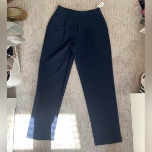 Old Navy Women's Straight-Leg Navy Dress Pants